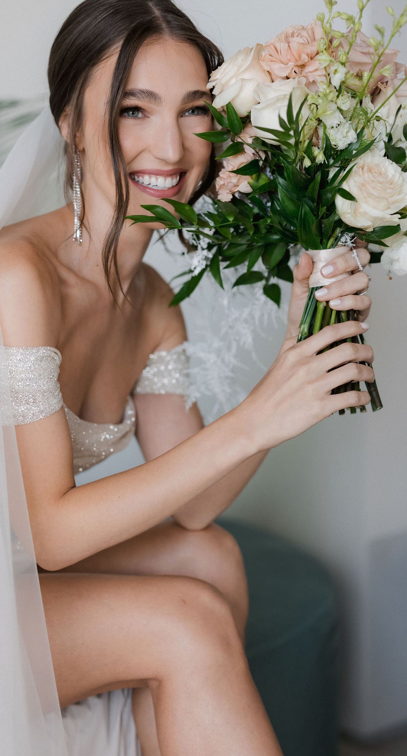  Sasha & Alex - Amidst a breathtaking landscape, this exquisite showcase captures the essence of romance and elegance. Soft hues of blush and ivory blend seamlessly with lush greenery, creating an ethereal garden-like setting. The mirrored aisle reflects the joyful union, adding a touch of glamor to the scene. Delicate florals, thoughtfully arranged, frame the moment, enhancing the dreamy, sophisticated atmosphere. This outdoor celebration perfectly balances natural beauty with refined artistry, embodying the timeless allure of love in a serene, picturesque locale. - Photo 1